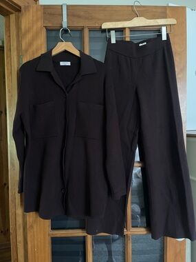 ARITZIA BROWN KINT SWEAT SET